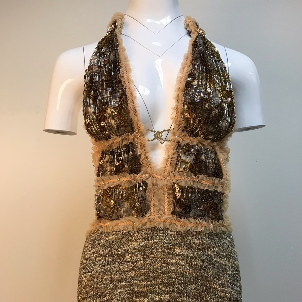 SUPER unique and sexy cutout mini halter dress - Picture 6 of 6
